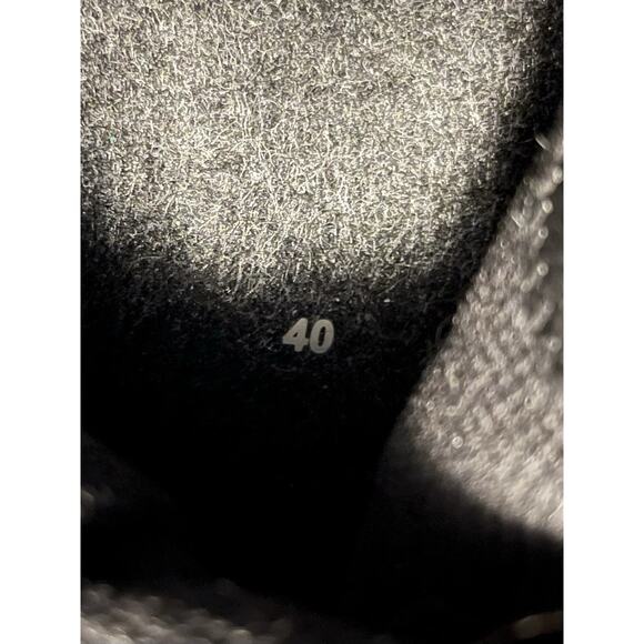 Ecco Women's Felicia Black Suede Wedge Ankle Boots EU 40/US 9-9.5 Side Zip - Picture 4 of 12